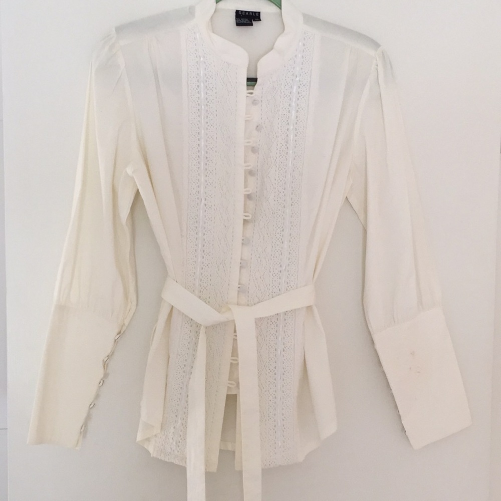 Ladies Lace Front Blouse